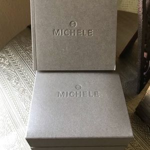 Michele watch.  Silver.  Great condition.